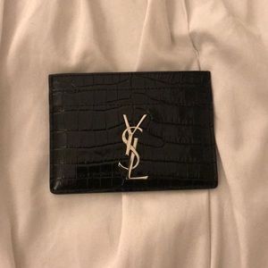 Saint Laurent Monogram Black Card Case